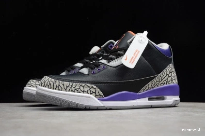 Hyperoad 3 BLACK PURPLE JORDAN RETRO - COURT 1112